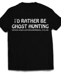 Alternative view of I’d Rather Be Ghost Hunting T-Shirt